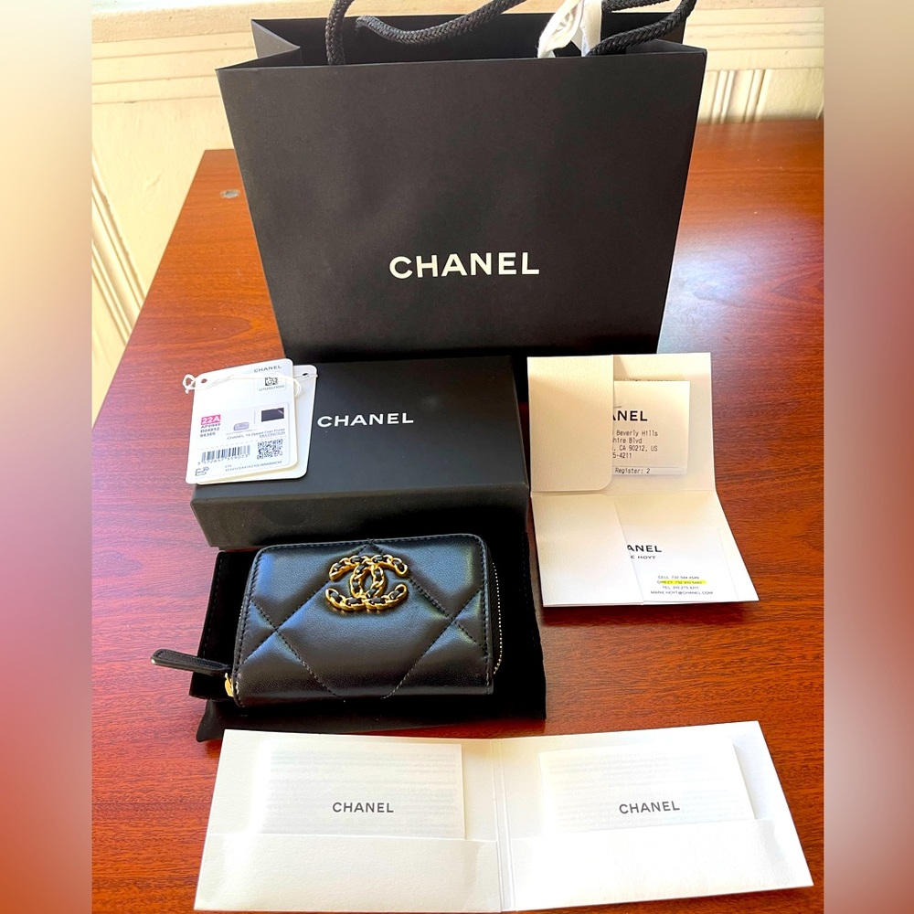 Chanel coin purse.
